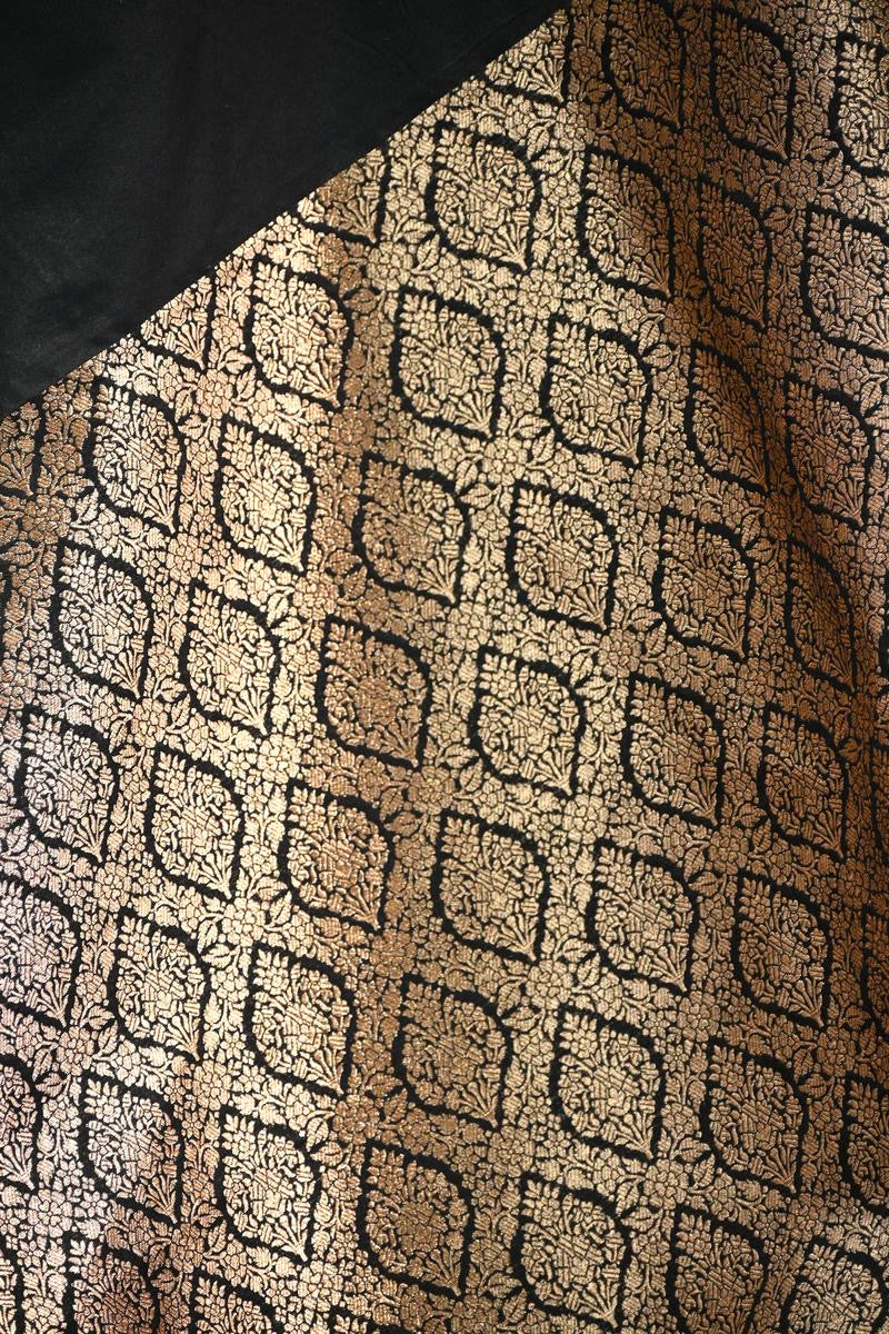Semi Kataan Silk Saree with Golden Zari