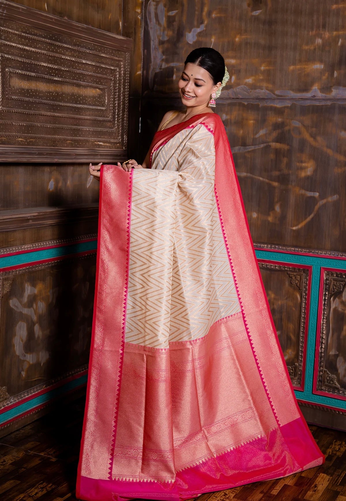 Cotton Kadhiyal Organza Tissue