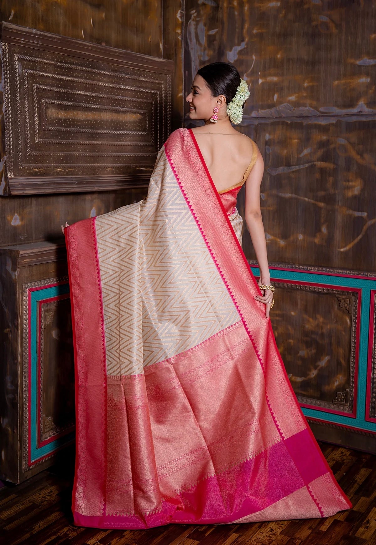 Cotton Kadhiyal Organza Tissue