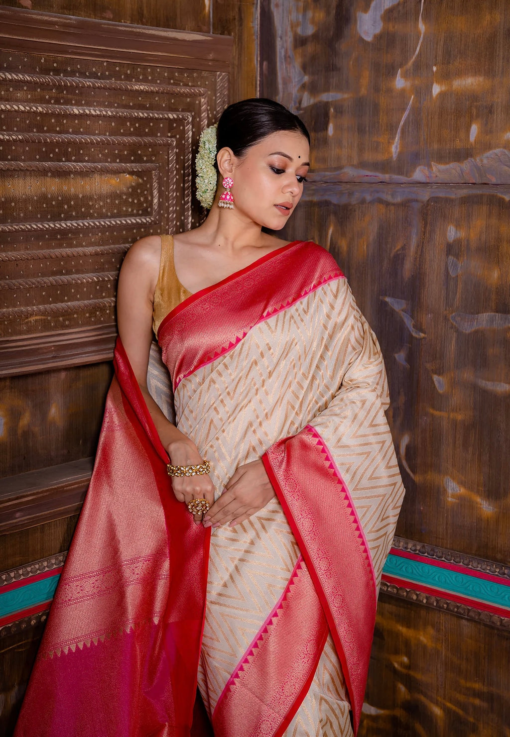Cotton Kadhiyal Organza Tissue