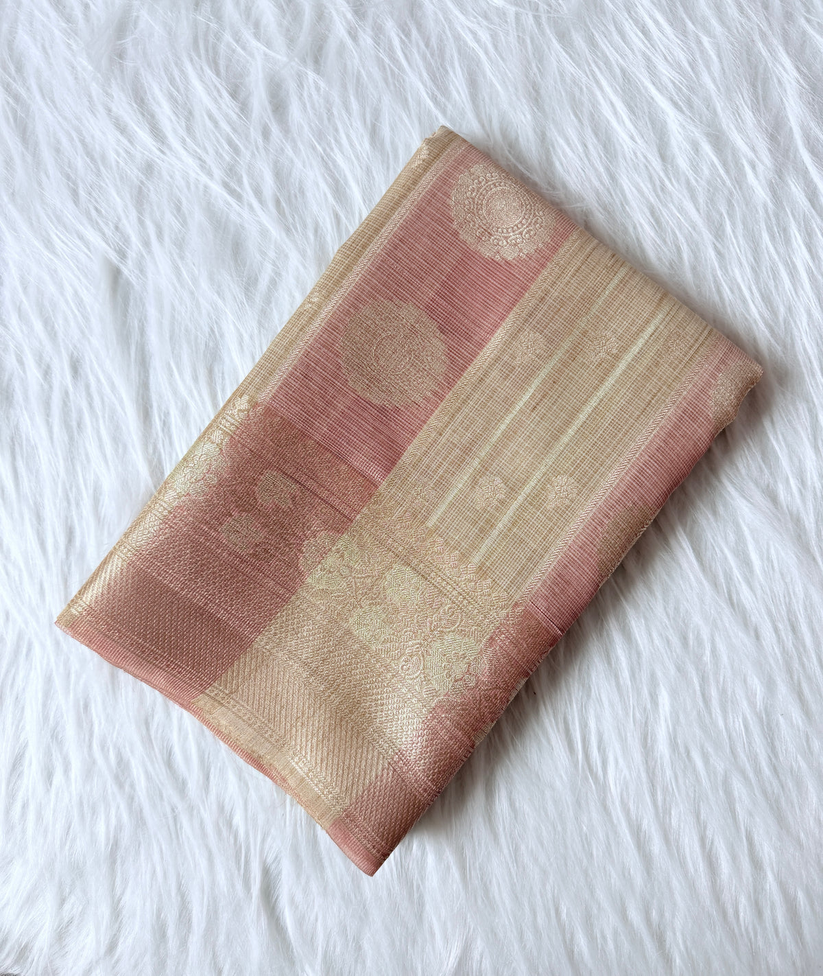 Banarasi Kora Elegant Patti (Stripe) Weaving