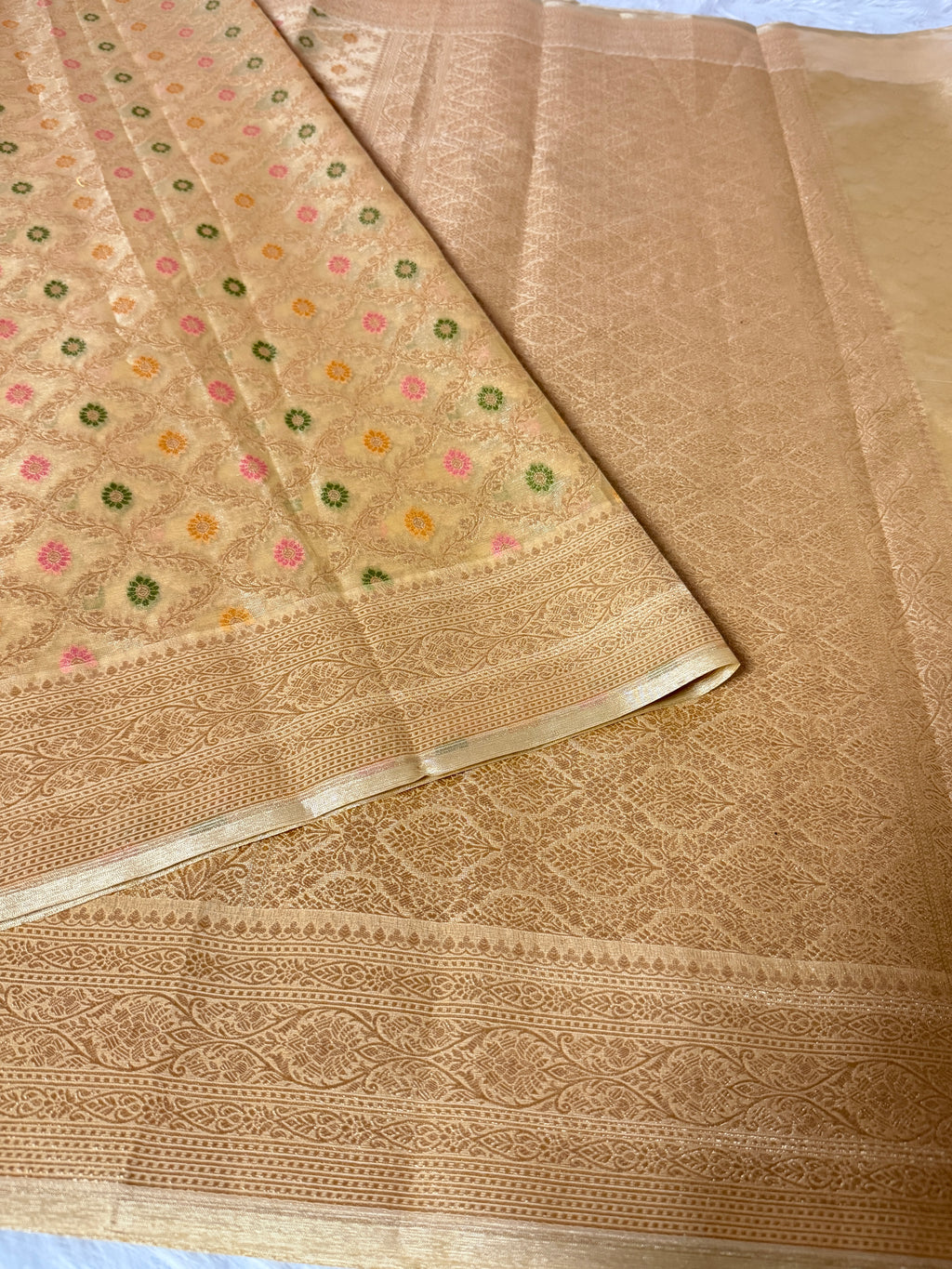 Gold Tissue Banarasi