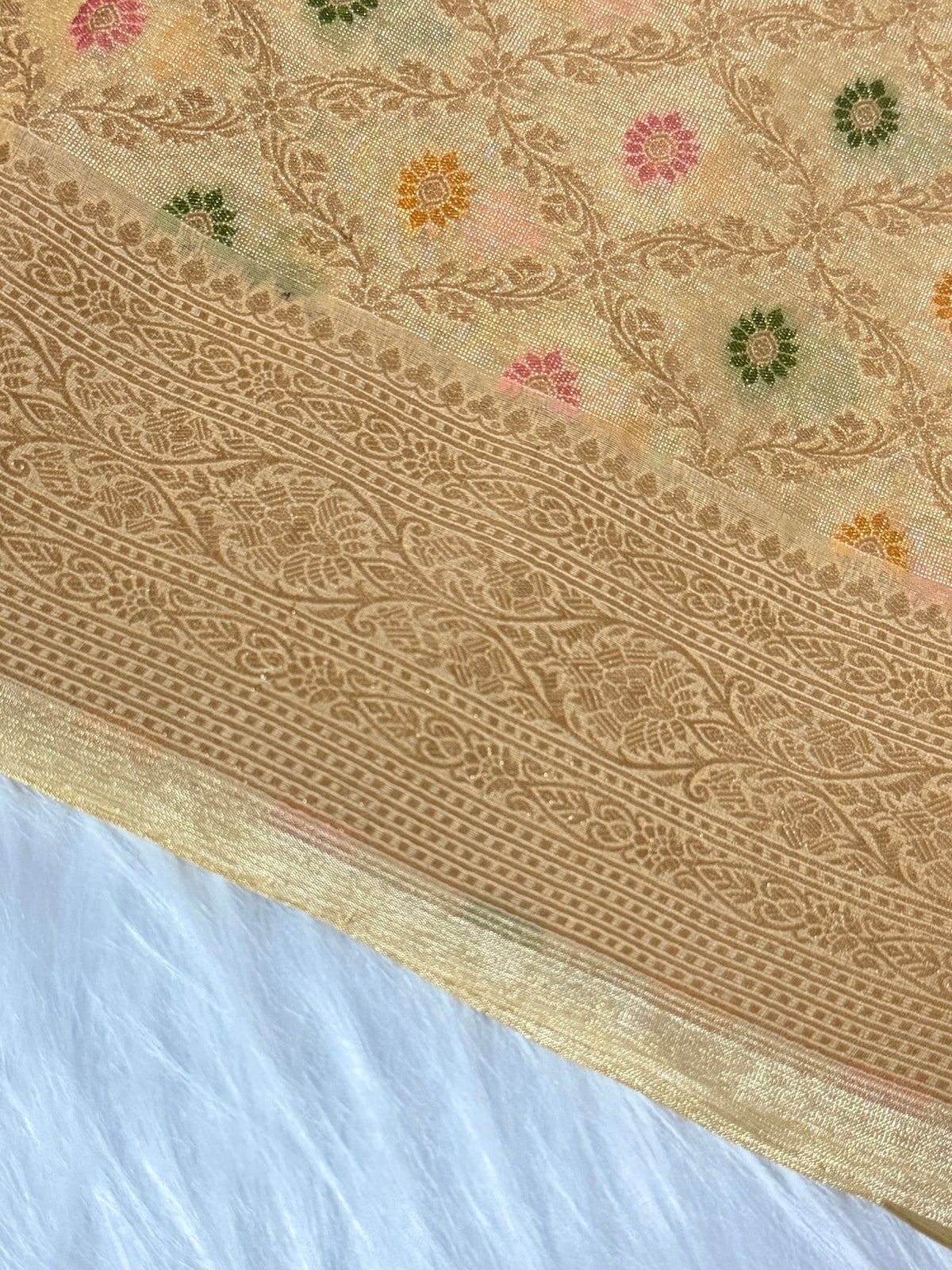 Gold Tissue Banarasi