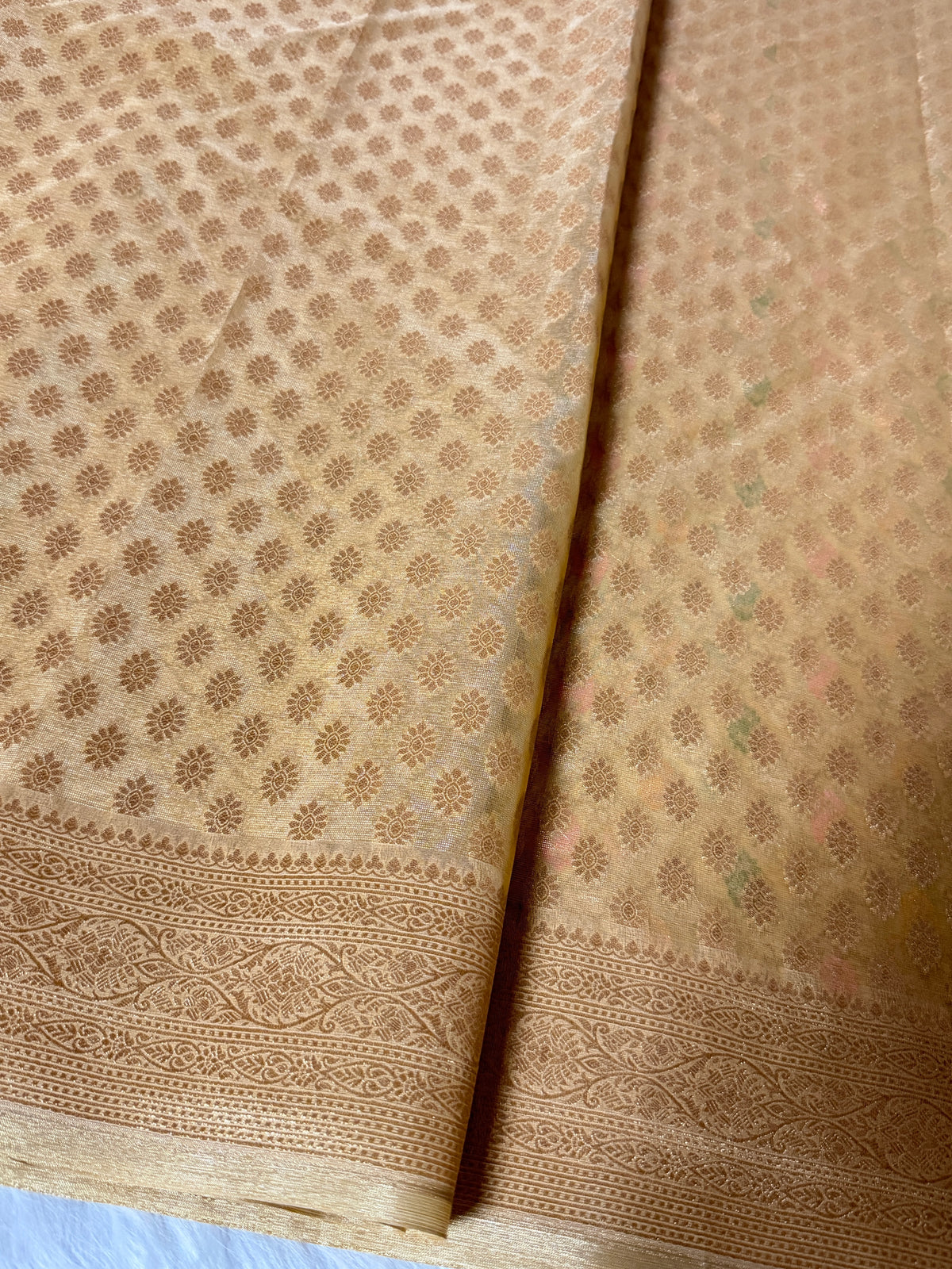 Gold Tissue Banarasi